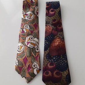 Enrico Coveri silk ties  (2)